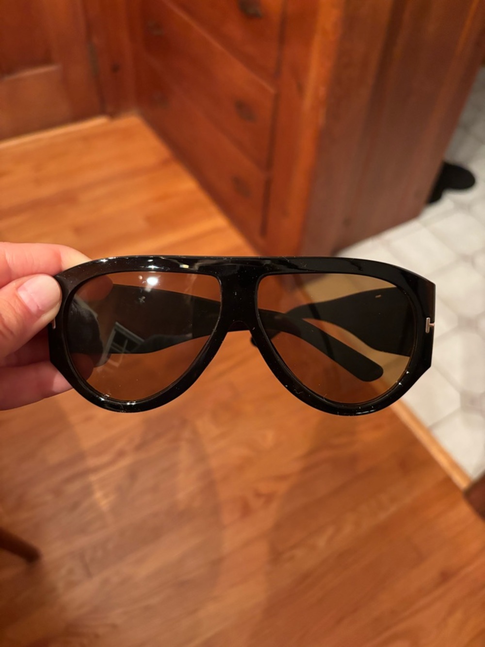 Bronson Style Brown Square Sunglasses | Designer Look